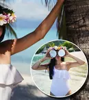 GALERIE FOTO. Corina Caragea, vacanță de poveste în Bora Bora. Peisaje spectaculoase și plajă cu nisip fin. Ce mesaje i-au transmis colegii