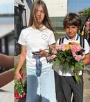 Horia Brenciu, imagini adorabile cu mezinii familiei în prima zi de școală. Fiul său Toma are 11 ani și este campion la baschet