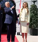 Cât a plătit Melania Trump pentru costumul galben purtat la întâlnirea cu Regele Charles: Prețul amețitor al unei apariții impecabile