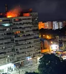 Dronă rusească prăbușită pe un bloc din Galați: Două persoane au fost rănite, 70 de oameni evacuați. Ce au declarat Nicușor Dan și Ile Bolojan
