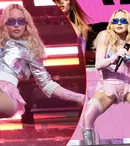 Imagini incendiare în New York! Madonna, spectacol de senzație într-un corset roz mulat în Times Square: „Ne vedem pe ringul de dans!”