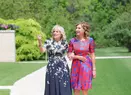 Ce a făcut Carmen Iohannis cu rochia purtată la întâlnirea cu Jill Biden: „Le folosim și la alte ședințe foto importante”