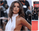 Cine este italianca ce a făcut furori la Veneția cu o rochie îndrăzneață? De ce a ajuns în presa din România
