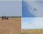 Dronă doborâtă în premieră deasupra României. A fost lovită de racheta unui F-16 al Forţelor Aeriene Române