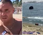 Turistul care a scos obiectul suspect din apă la Eforie Nord: "Toți suntem experți. Ne ducem să verificăm"