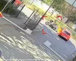 Noi imagini cu momentul în care Andrei Bordeianu este lovit pe motocicletă. Medicii l-au scos de la ATI