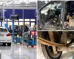 Un şofer şi-a înlocuit suspensiile maşinii cu o buturugă, dar a fost prins la RAR. "Premieră şi pentru mine"
