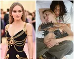 Lily-Rose Depp, fiica lui Johnny Depp & Vanessa Paradis, și iubita ei, 070 Shake, ipostaze romantice în Paris. Cum au fost surprinse de paparazzi. FOTO