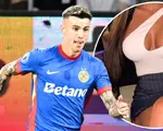 Octavian Popescu, urmărit de una dintre cele mai frumoase femei din online. Focoasa brunetă a furat toate privirile la FCSB – Auda 2-3. Foto exclusiv