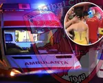 Șocant! Soția fostului jucător al lui Dinamo, tăiată cu briceagul azi noapte în București! Femeia, urcată în ambulanță sub privirile Poliției. Exclusiv