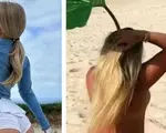 Imagini interzise: de la golf, s-a filmat goală-pușcă prin nisip! „Ce naiba e asta?”