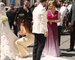 Primele imagini de la nunta fiicei lui Gică Hagi. Kira a purtat o rochie de mireasă deosebită. Și soția lui Ianis a atras multe priviri