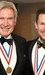 Felix Baumgartner și Harrison Ford
