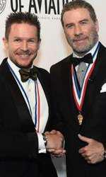 Felix Baumgartner și John Travolta