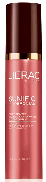 Gel autobronzant față și decolteu Sunific, Lierac, 177,7 lei