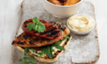 Burgeri de pui cu chorizo