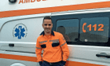 Ionuț Ursu, voluntarul de pe ambulanță cu o poveste de viață care bate orice scenariu de film