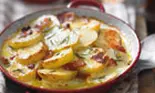 Gratin de cartof cu bacon afumat