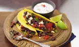 Tacos cu fasole afumata