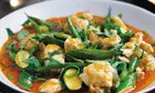 Pui cu legume si curry