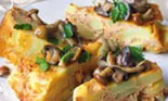 Tortilla cu usturoi si ciuperci