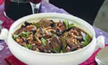Boeuf bourguignon cu ciuperci
