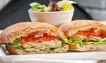 Ciabatta cu legume și usturoi