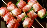 Pepene verde cu șuncă și brânză feta
