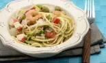 Paste carbonara cu fructe de mare