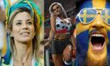 Suporterii Campionatului Mondial de Fotbal fac un spectacol fără precedent cu machiajele și costumele extravagante. GALERIE FOTO