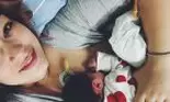 Feli, prima imagine cu tatăl copilului – Fotografia în care bărbatul apare alături de micuța Nora