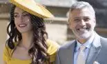 Primele imagini cu gemenii soților Clooney. Este prima oara când cei doi permit ca fețele micuților să fie fotografiate