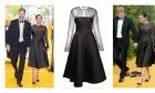 Meghan Markle a ales să poarte o rochie din… material de umbrelă. Nu se șifonează și este impermeabil