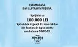 [Dă binele mai departe] Hard Rock Cafe București donează 100.000 de lei Spitalului de Urgență Sfântul Ioan cel Nou din Suceava pentru combaterea COVID-19