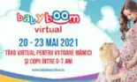 Astăzi se deschide Baby Boom Show Virtual,  cel mai mare târg online pentru copii şi viitoare mămici. Peste 200 de discounturi vă aşteaptă doar între 20 şi 23 mai