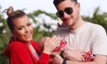 Diana Pârvu și Sergiu Negoțiu Piloff, lacrimi de fericire la creștinarea micuței lor