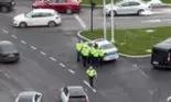 Imaginile cu Ana Morodan oprită în trafic. 7 polițiști au făcut conversație cu vedeta, care părea amețită