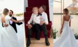 Imagini de vis de la nunta lui Dani Oțil și a Gabrielei Prisăcariu. Ce le-a spus prezentorul invitaților: „Am făcut nunta pentru mine'