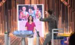 Când începe emisiunea „Tu urmezi!', prezentată de Dan Negru la Kanal D. Andreea Răducan își face apariția pe platoul show-ului
