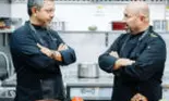 Cătălin Scărlătescu și Sorin Bontea lucrează din nou împreună. Ce surpriză pregătesc cei doi bucătari, după „Chefi la cuțite'
