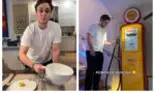 Andreea Esca are o pompă de benzină în casă. Aris Eram, băiatul ei, a arătat cum e decorată vila din Snagov a familiei