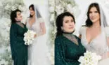 Mama Monicăi Bîrlădeanu, superbă la nunta fiicei sale. Doamna Minodora Tătărușanu a dat dovadă de eleganță și rafinament