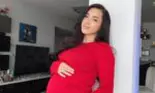 Imagini cu Larisa Iordache în luna a noua de sarcină. Fosta gimnastă va naște în curând