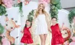 Cum a fost surprins Victor Cornea alături de fetițele Andreei Bălan. Clara a împlinit 6 ani, iar mama ei i-a organizat o petrecere