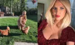 Cum arată grădina Andreei Bănică, unde anul trecut avea găini. Vedeta și-a dorit o curte minimalistă, însă nu i s-a îndeplinit dorința