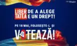 Libertatea de a alege e un drept! Pe 18 mai, folosește-l și votează!