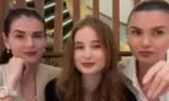 Monica Gabor și Irina Columbeanu s-au întâlnit în Dubai. Cum a filmat-o tânăra pe mama sa