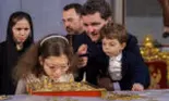 Moment viral cu fiul lui Nicușor Dan la sfințirea Catedralei Mântuirii Neamului. Antim a fost în centrul atenției