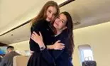 Imagini cu Irina Columbeanu într-un avion privat. Cum a apărut alături de mama ei, Monica Gabor