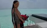 Imagini cu Vlăduța Lupău în Maldive. Cine a însoțit-o pe artistă în vacanța exotică. „Cred că a fost cea mai bună decizie'